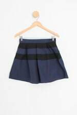 saia chica fulô feminina estampada com pregas