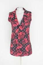 colete feminino estampado