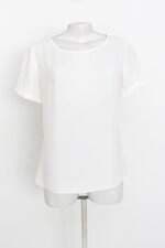 blusa feminina branca com transparência