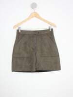 saia de suede C&A feminina verde