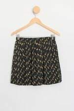 saia stradivarius feminina estampada