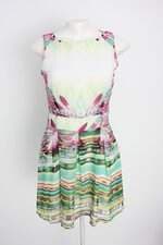 vestido fiya lady feminino estampado com forro