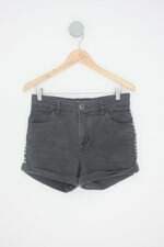shorts Bana Bana Star feminino preto com viés