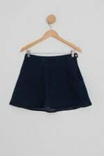 saia jeans forever21 feminina azul