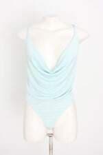 body feminino azul