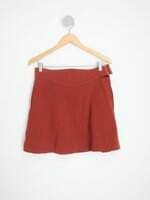 saia forever21 feminina terracota com recortes