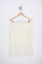 saia talita kume feminina off-white com forro