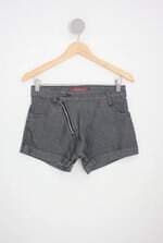 shorts jeans feminino cinza