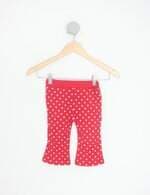 calça de tecido kids estampada com cós com elástico