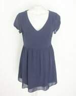 vestido forever 21 feminino azul com meio forro