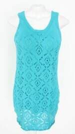 vestido quintess feminino azul com bojo e forro