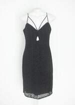 vestido C&A feminino preto com forro