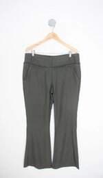 Calça flare Shoulder feminino verde com recortes