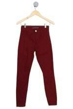 calça jeans feminina vermelha