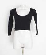 blusa cropped zara feminina preta
