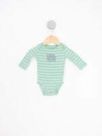 body carters kids verde estampado