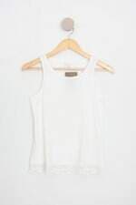 regata zara kids branca com bordado e silk