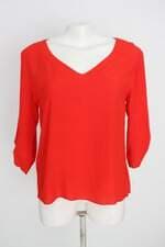 blusa elementais feminina vermelha com barra mullet