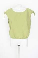 regata alpelo feminina verde com franzido