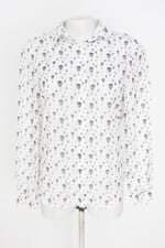 camisa C&A feminina estampada com transparência