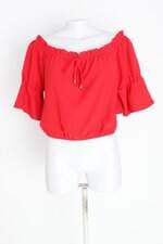 blusa elegance feminina vermelha