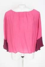 blusa feminina bicolor