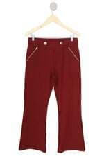 calça de tecido maria flor feminina marrom