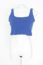 cropped C&A feminino azul