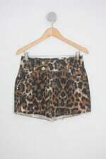 saia feminina animal print
