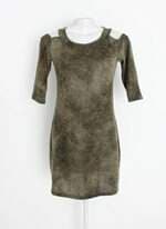 vestido liquido feminino verde
