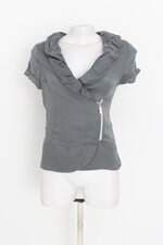 blusa joyaly feminina cinza