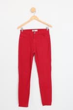 calça de sarja tng feminina vermelha