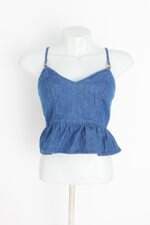 blusa feminina azul