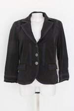 blazer shoulder feminino preto