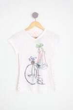 blusa juvenil estampada com hotfix