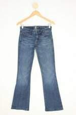 calça jeans 7 for all mankind  feminina azul