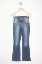 calça jeans damyller feminina azul