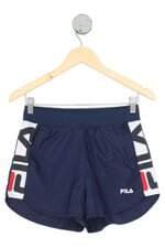 shorts fila feminino azul