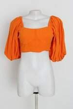 blusa maria emilia feminina laranja