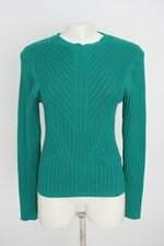 blusa manga longa cortelle feminina verde