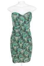 vestido curto Luigi Bertolli feminino estampado com forro e pregas