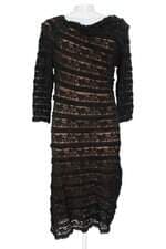 vestido max studio feminino preto com forro