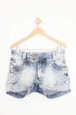 shorts jeans feminino azul