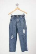 calça jeans costume femininA azul
