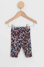 calça de tecido carters kids estampada com cós com elástico e franzido