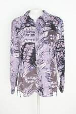 camisa calvin klein feminina colorida com transparência
