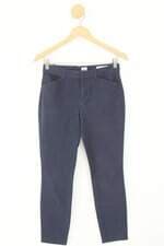 calça de tecido gap feminina azul