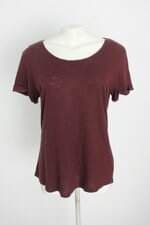 camiseta H&m feminina vermelha