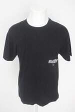 camiseta zara masculina preta com silk