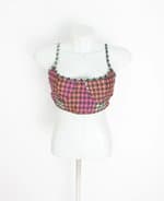 top feminino estampado